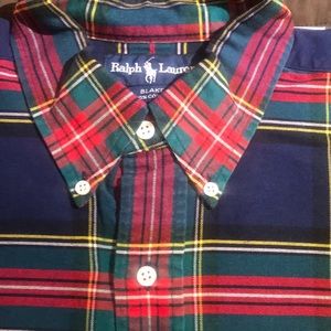 Ralph Lauren button down plaid